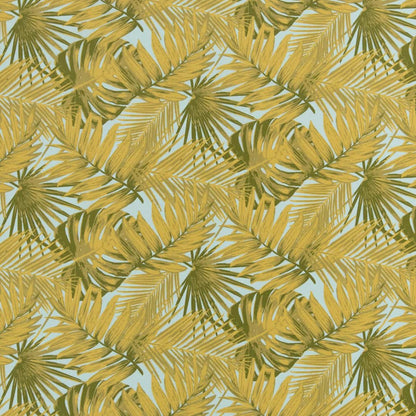 D2767 Leaves,Tropical & Botanical Aqua Aqua & Teal,Green Charlotte Fabrics