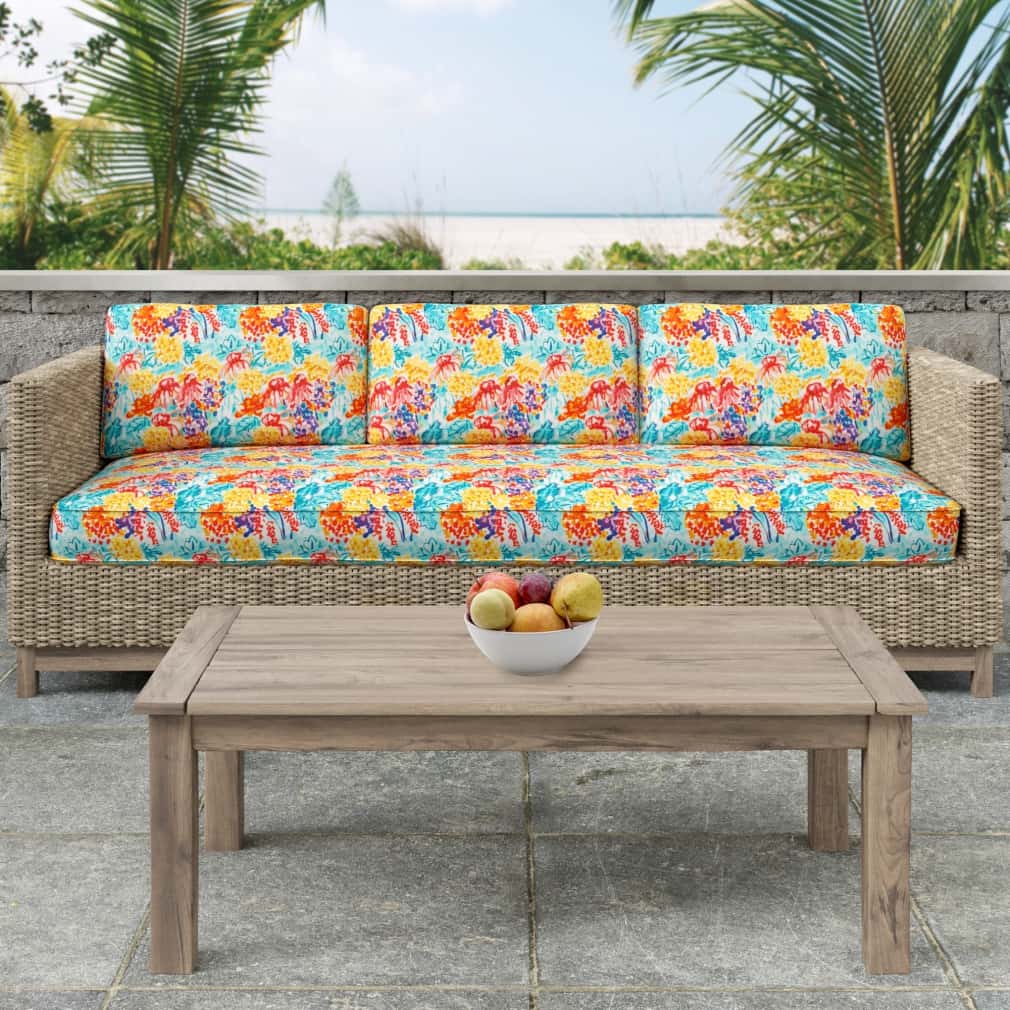 D2768 Floral Summer Aqua & Teal,Orange & Rust,Red & Burgundy Charlotte Fabrics