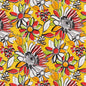 D2769 Floral Canary Gold & Yellow Charlotte Fabrics