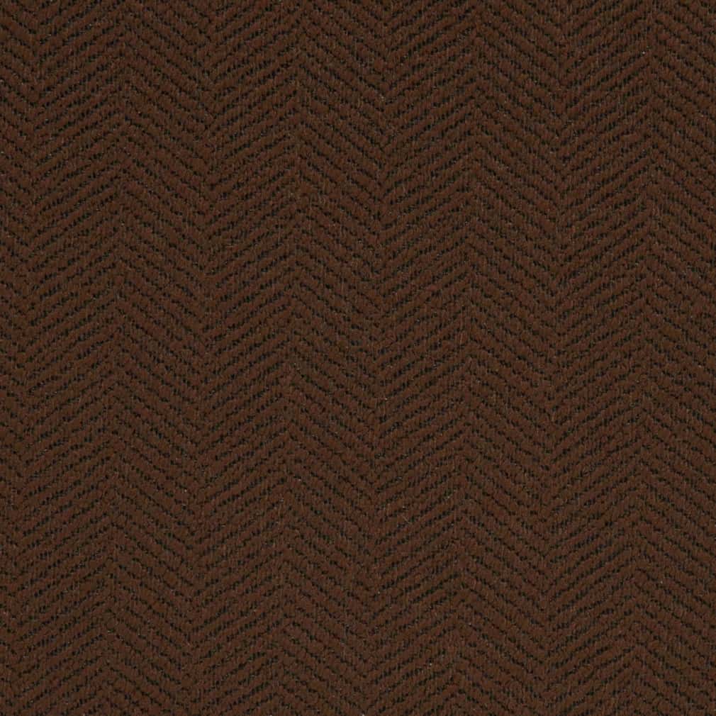 D2869 Herringbone & Chevron,Plain & Solid Coffee Brown Charlotte Fabrics