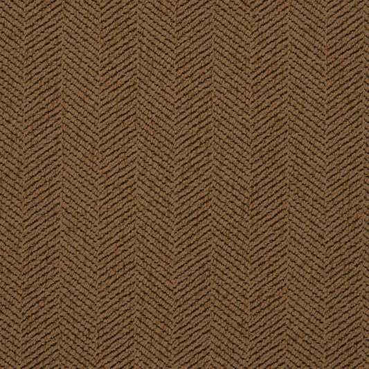 D2892 Herringbone & Chevron,Plain & Solid Chestnut Brown Charlotte Fabrics