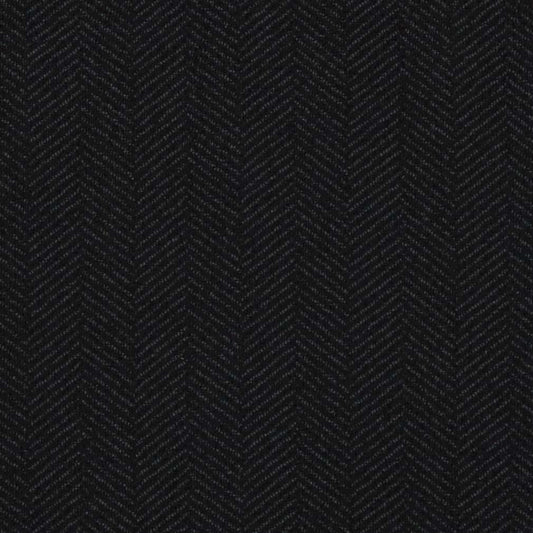D2893 Herringbone & Chevron,Plain & Solid Raven Black Charlotte Fabrics