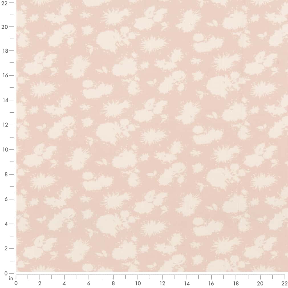 D2902 Floral Petal Pink Charlotte Fabrics