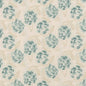 D2906 Floral Seaglass Aqua & Teal Charlotte Fabrics