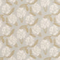 D2907 Floral Magnolia Gold & Yellow,Grey & Silver Charlotte Fabrics