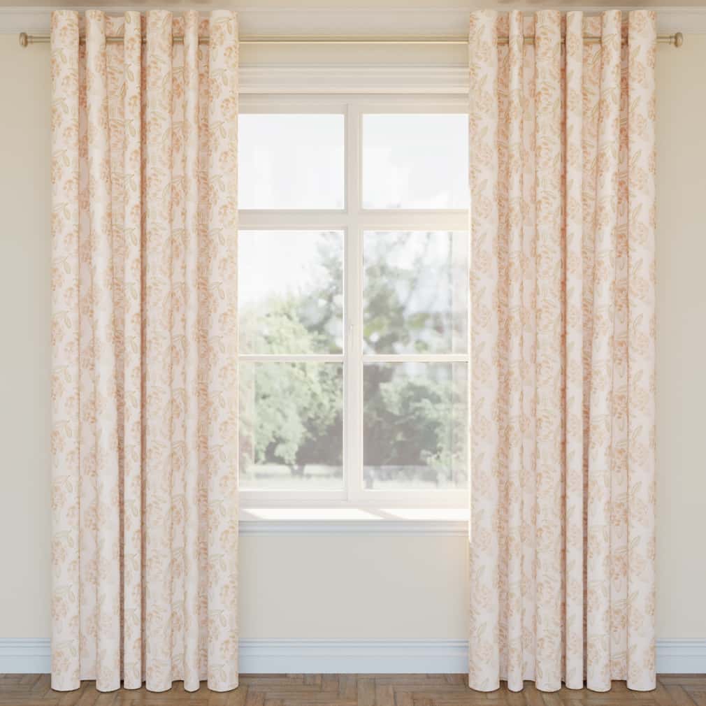 D2908 Floral Blush Coral & Peach,Pink Charlotte Fabrics