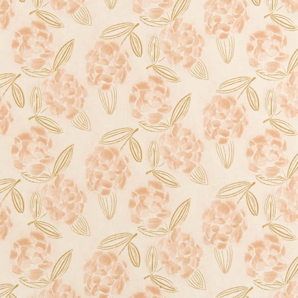 D2908 Floral Blush Coral & Peach,Pink Charlotte Fabrics