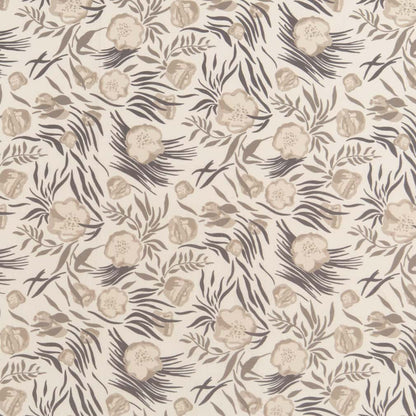 D2911 Floral Dune Beige & Taupe,Grey & Silver Charlotte Fabrics