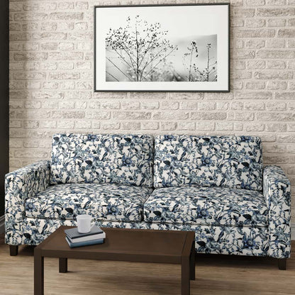D2912 Floral Sapphire Blue Charlotte Fabrics