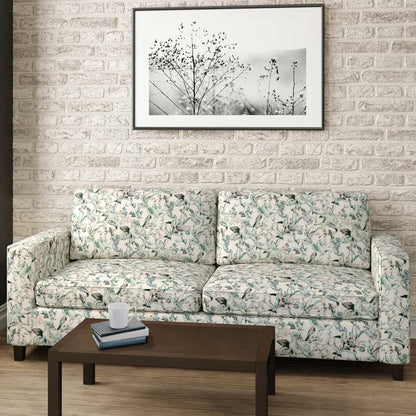 D2913 Abstract & Geometric,Floral Seacrest Aqua & Teal Charlotte Fabrics
