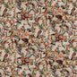 D2914 Floral Smoke Brown,Grey & Silver,Orange & Rust Charlotte Fabrics