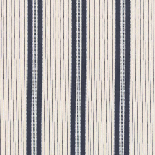 D2924 Stripe Denim Blue Charlotte Fabrics