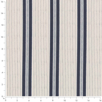 D2924 Stripe Denim Blue Charlotte Fabrics