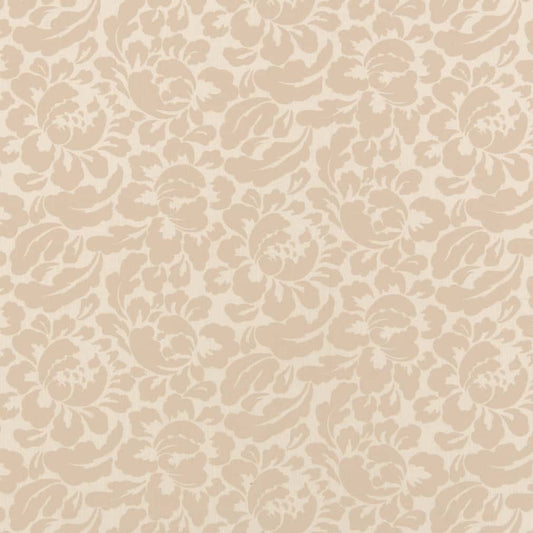 D2925 Floral Neutral Beige & Taupe Charlotte Fabrics
