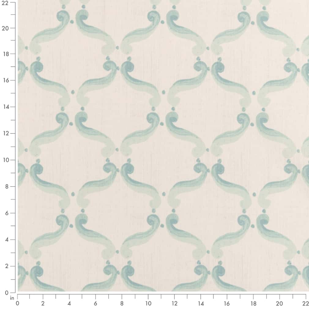 D2927 Abstract & Geometric Rain Aqua & Teal Charlotte Fabrics