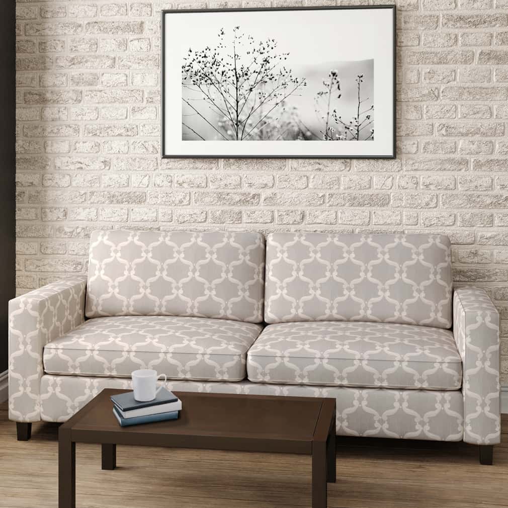 D2928 Abstract & Geometric Grey Grey & Silver Charlotte Fabrics