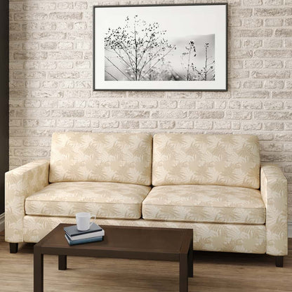 D2929 Leaves Beechwood Beige & Taupe Charlotte Fabrics