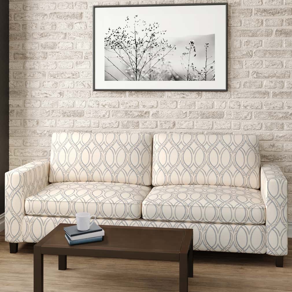D2931 Abstract & Geometric Light Blue Blue Charlotte Fabrics