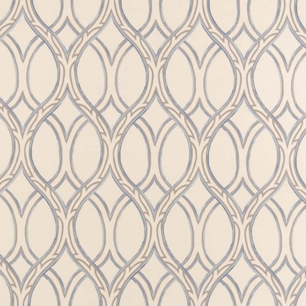 D2931 Abstract & Geometric Light Blue Blue Charlotte Fabrics