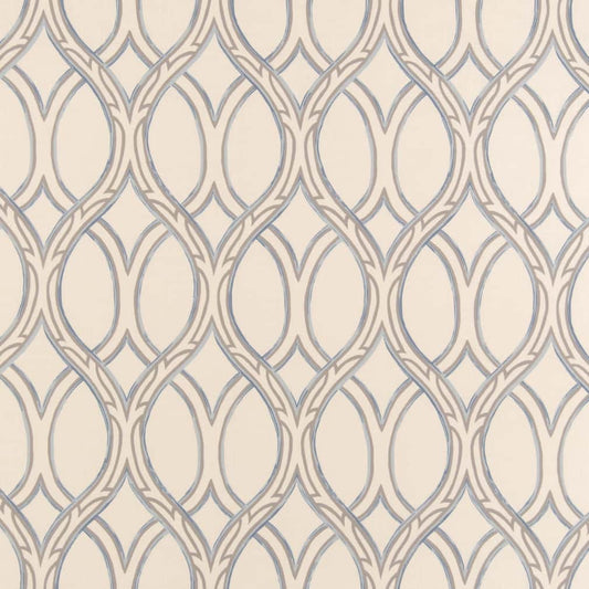 D2931 Abstract & Geometric Light Blue Blue Charlotte Fabrics
