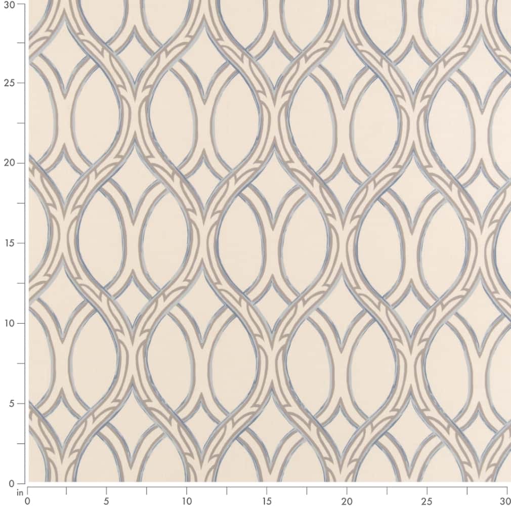 D2931 Abstract & Geometric Light Blue Blue Charlotte Fabrics