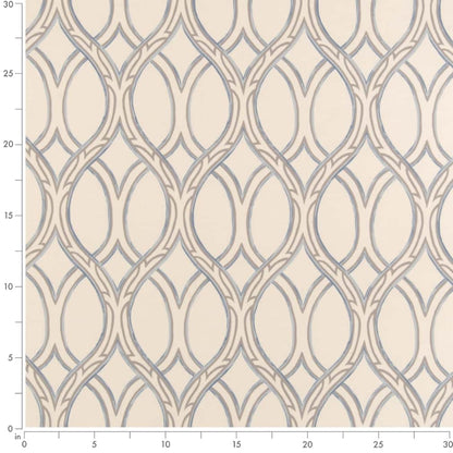 D2931 Abstract & Geometric Light Blue Blue Charlotte Fabrics