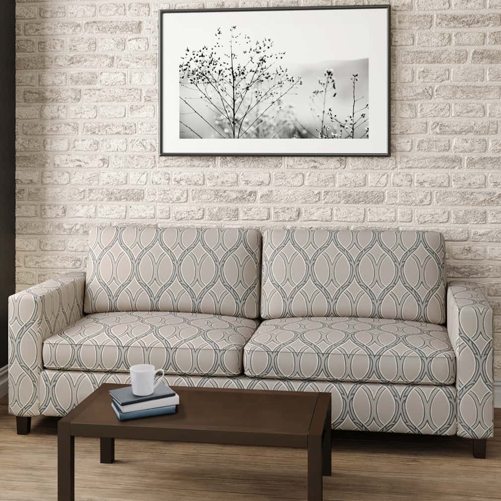 D2933 Abstract & Geometric Pewter Grey & Silver Charlotte Fabrics