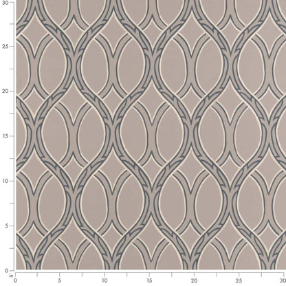 D2933 Abstract & Geometric Pewter Grey & Silver Charlotte Fabrics