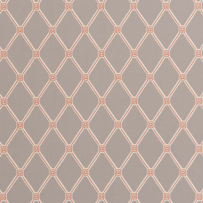 D2936 Abstract & Geometric,Diamonds Cayenne Orange & Rust Charlotte Fabrics