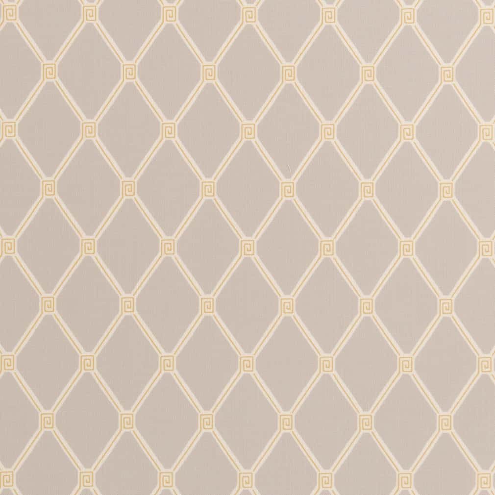 D2937 Abstract & Geometric,Diamonds Lemon Gold & Yellow Charlotte Fabrics