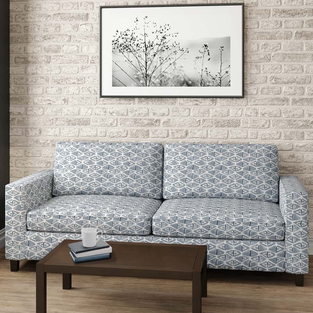 D2941 Abstract & Geometric,Global Sky Blue Charlotte Fabrics