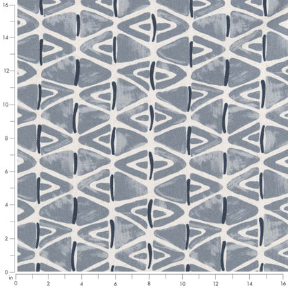 D2941 Abstract & Geometric,Global Sky Blue Charlotte Fabrics