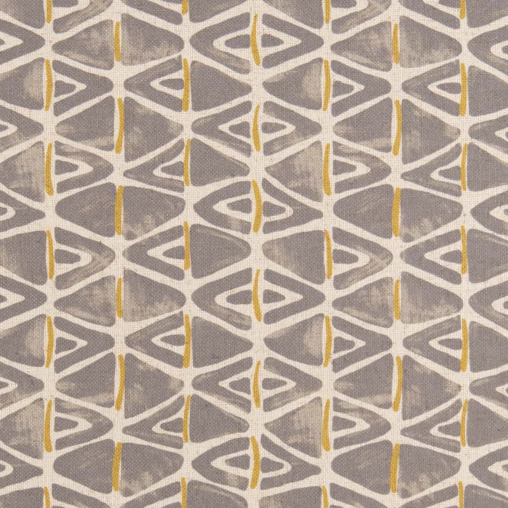 D2942 Abstract & Geometric,Global Flax Gold & Yellow,Grey & Silver Charlotte Fabrics