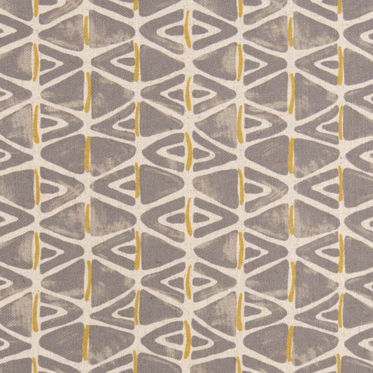 D2942 Abstract & Geometric,Global Flax Gold & Yellow,Grey & Silver Charlotte Fabrics