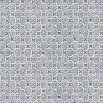 D2944 Abstract & Geometric,Small Scale Cornflower Blue Charlotte Fabrics