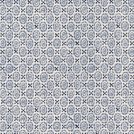 D2944 Abstract & Geometric,Small Scale Cornflower Blue Charlotte Fabrics