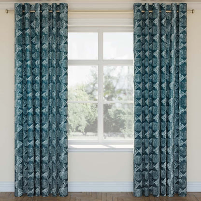 D2953 Abstract & Geometric,Global Lagoon Aqua & Teal Charlotte Fabrics