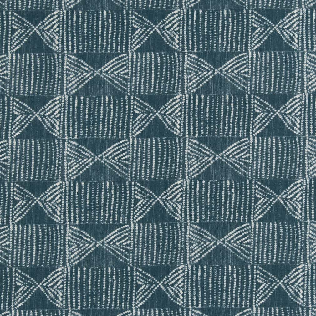 D2953 Abstract & Geometric,Global Lagoon Aqua & Teal Charlotte Fabrics