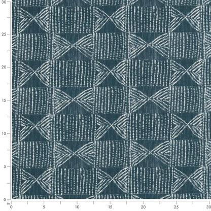 D2953 Abstract & Geometric,Global Lagoon Aqua & Teal Charlotte Fabrics