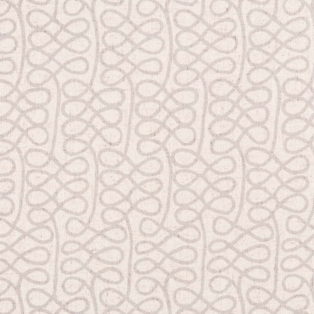 D2955 Abstract & Geometric Dove Grey & Silver Charlotte Fabrics