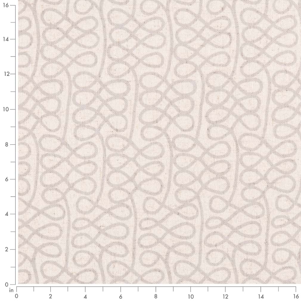 D2955 Abstract & Geometric Dove Grey & Silver Charlotte Fabrics