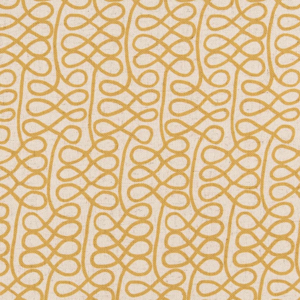 D2956 Abstract & Geometric Butterscotch Gold & Yellow Charlotte Fabrics