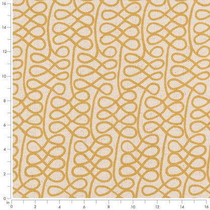 D2956 Abstract & Geometric Butterscotch Gold & Yellow Charlotte Fabrics