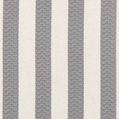 D2957 Stripe Flint Grey & Silver Charlotte Fabrics