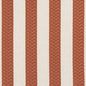 D2958 Stripe Spice Orange & Rust Charlotte Fabrics