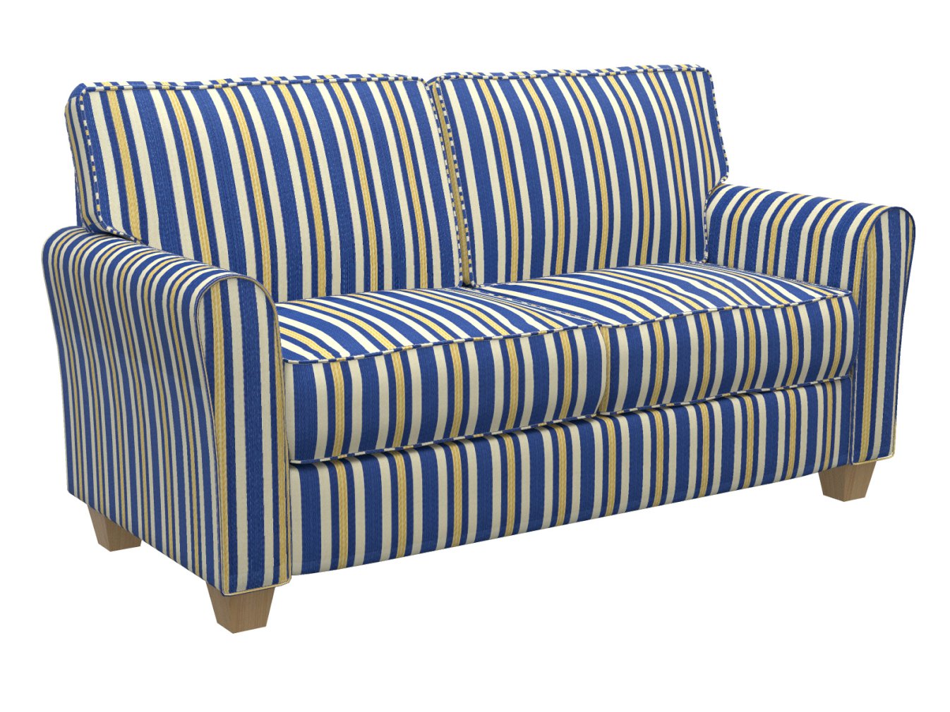 D301 Stripe Regal Noble Stripe Blue Charlotte Fabrics