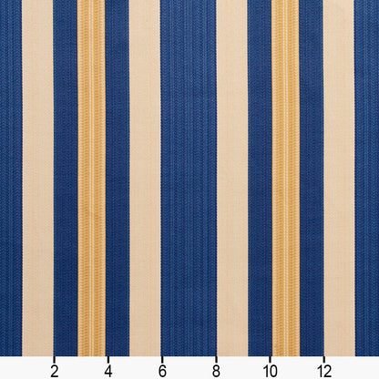 D301 Stripe Regal Noble Stripe Blue Charlotte Fabrics