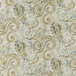 D3025 Paisley Lagoon Green Charlotte Fabrics