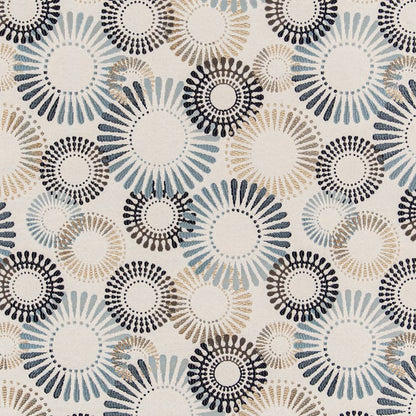 D3027 Abstract & Geometric Navy Blue Charlotte Fabrics