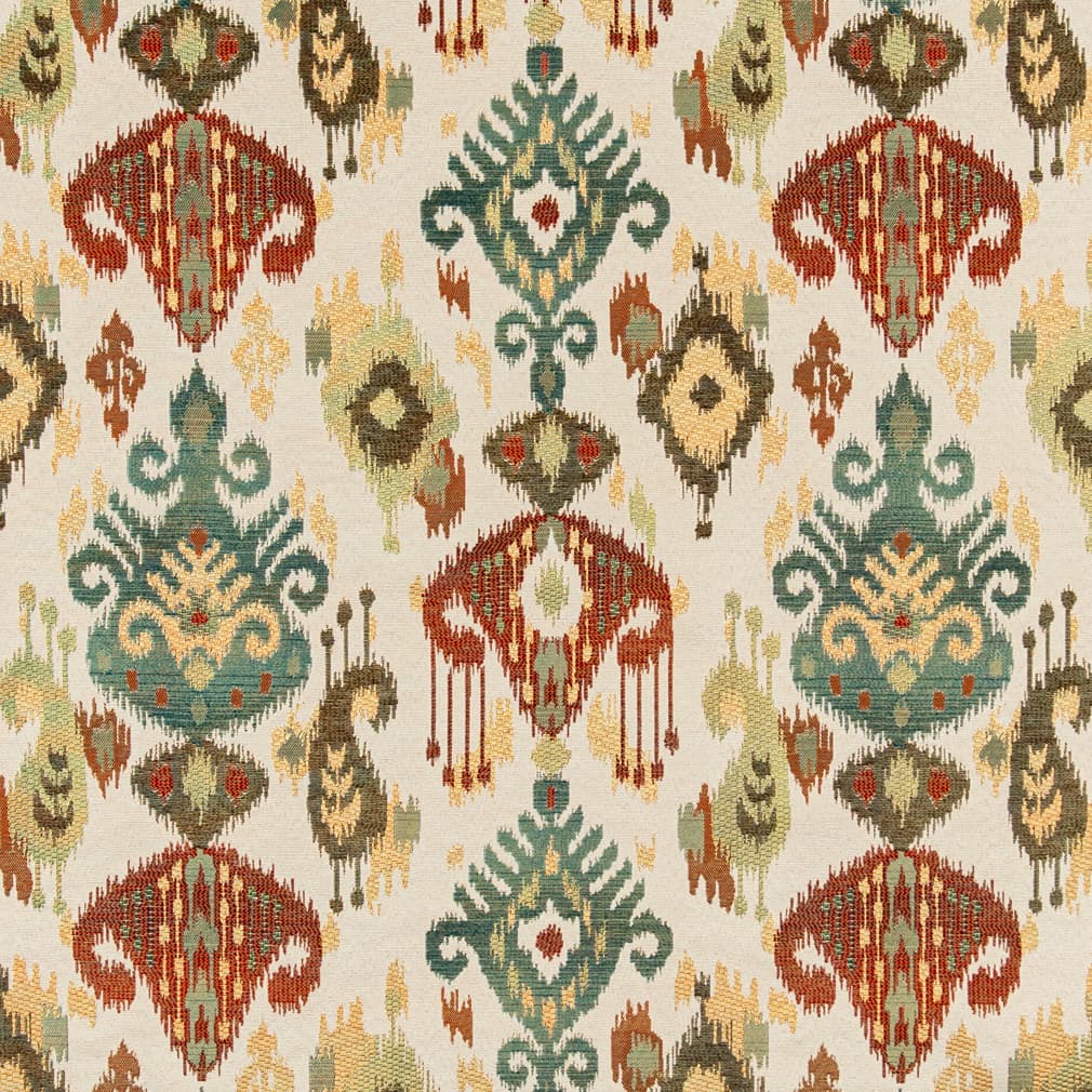 D3029 Abstract & Geometric,Global Fiesta Aqua & Teal,Red & Burgundy Charlotte Fabrics